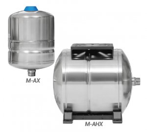 Nerezová tlaková membránová nádoba M-AX